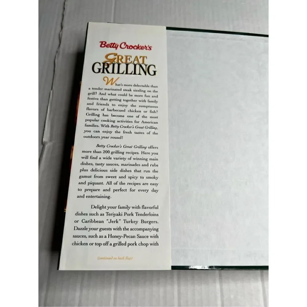 3/$15 or 5/$20 Betty Crocker’s Great Grilling hardback cookbook